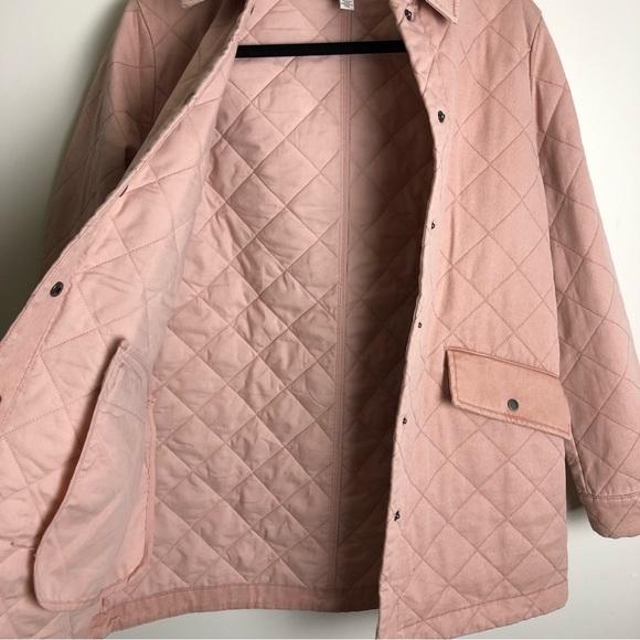 JOIE Pink Quilted Shacket Style Jacket - Picture 4 of 6
